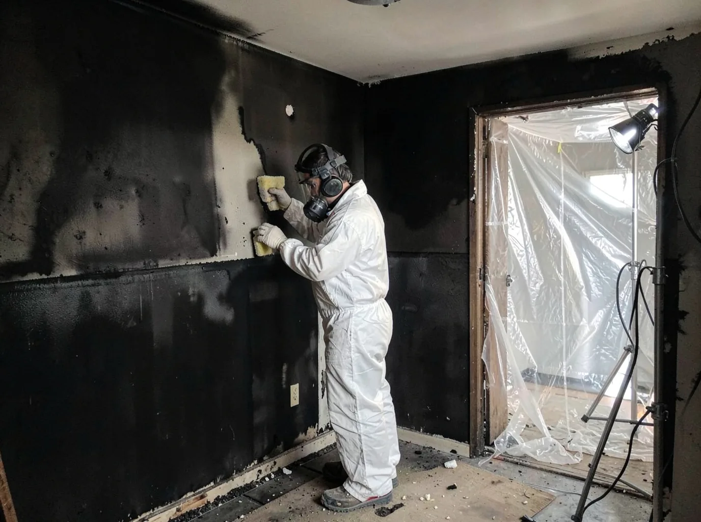 Fire Damage Restoration company in Glencross, SD